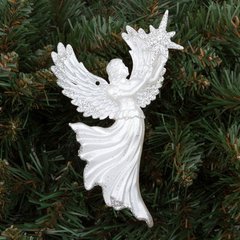 Игрушка на елку  Ангел Серебристая купить в Украине