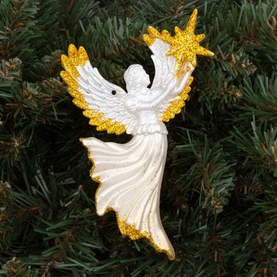 Игрушка на елку  Ангел Золотистая купить в Украине